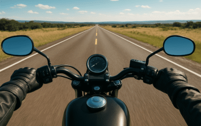 Sedíte v sedle, před vámi je volná cesta a vy máte v rukou řídítka